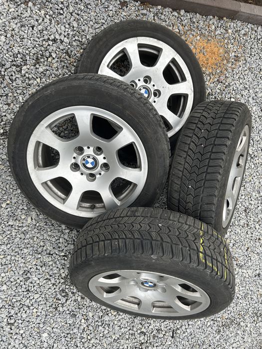 Alufelgi BMW E60 R16 + opony zimowe Dębica 195/55 R16.