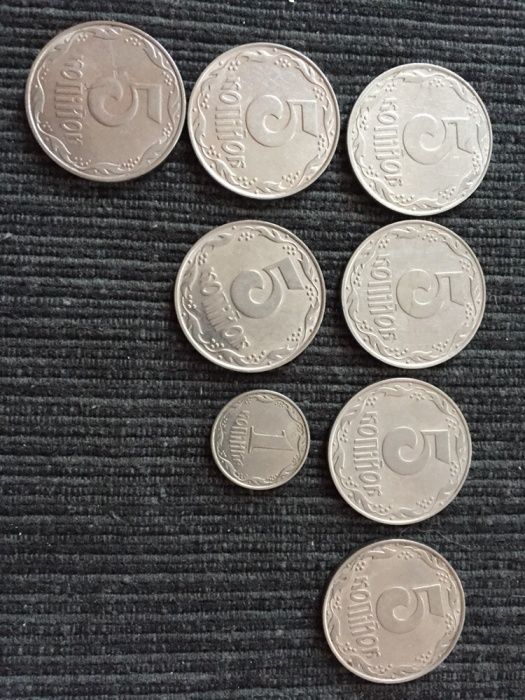 Монети/копійки 1992,2002,2006р.