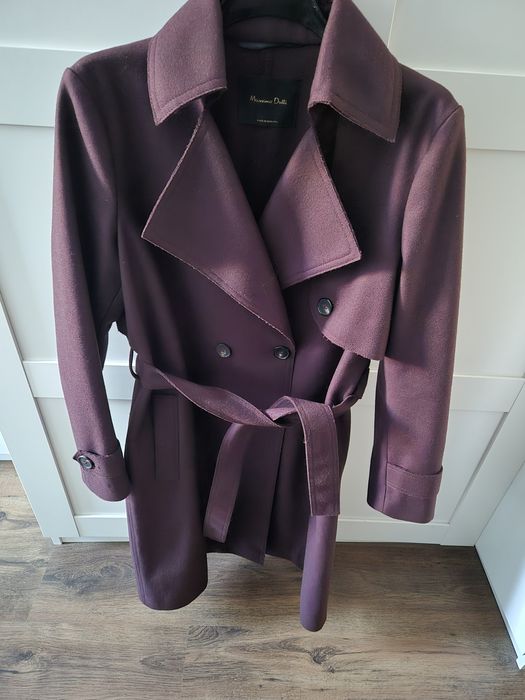 Płaszcz massimo dutti 40 z wełną