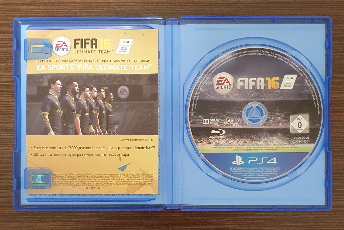 Jogo Ps4 Fifa 16