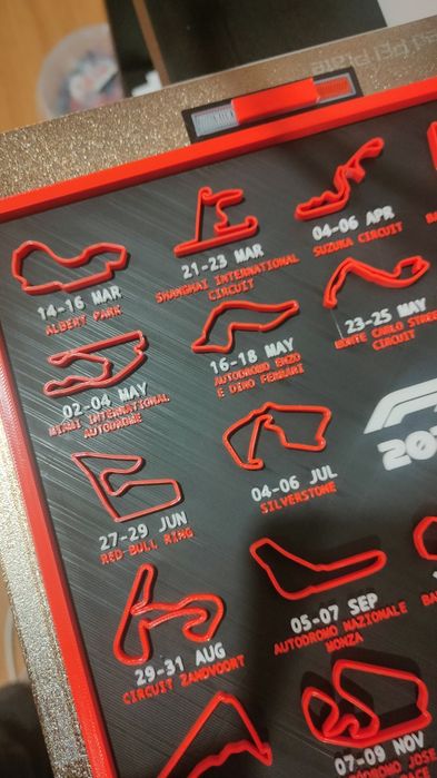 F1 2025 Calendário com Datas