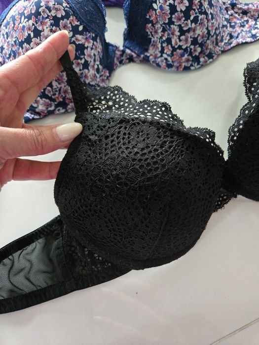 Biustonosz 3 sztuki H&M Lindex 70B komplet