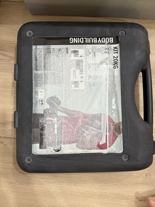 Halteres conjunto de musculação 20kg