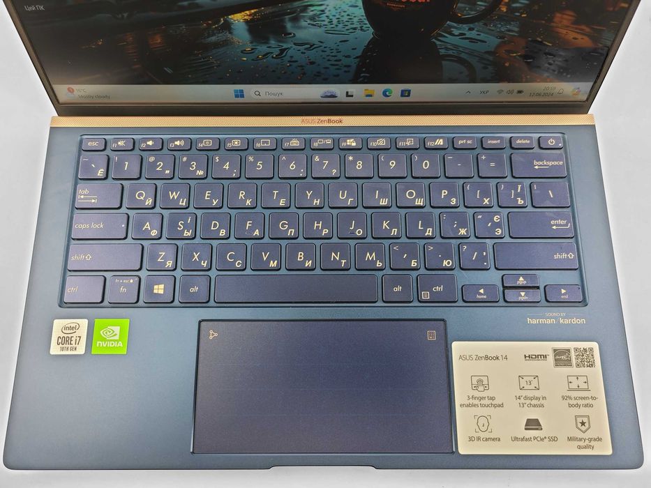 Ноутбук ASUS ZenBook 14 UX433FQ  i7-10510U|MX350|16GB|1Tb
