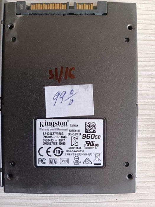 SSD Kingston Samsung 960GB 1TB ССД