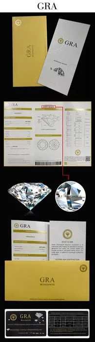 5x Brylant Diament Moissanit Excellent D, VVS1, 1ct. 6.5mm Certyfikat