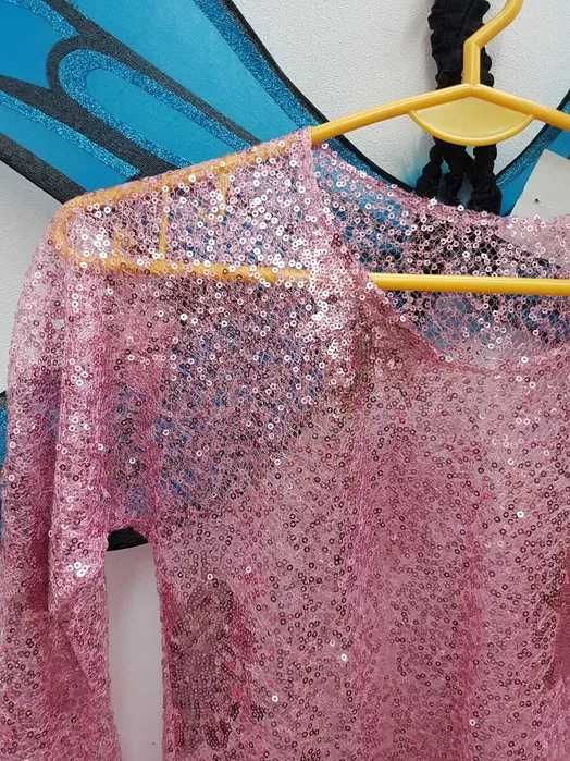 Sukienka przebranie Elf Wróżka motyl czarodziejka XS AF060