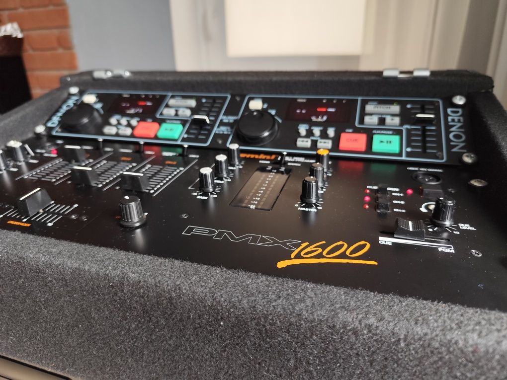 Denon DN 2000f MK3, Gemini PMX 1600 plus case stan kolekcjonerski film