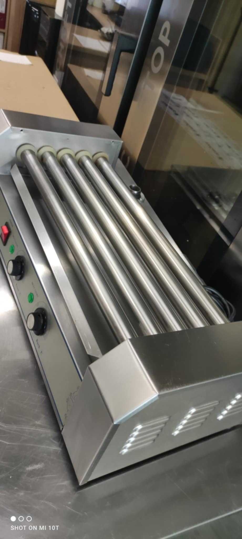Grill rolkowy 5 rolek stal nierdzewna ROYAL CATERING RCHG-5E Hot Dog