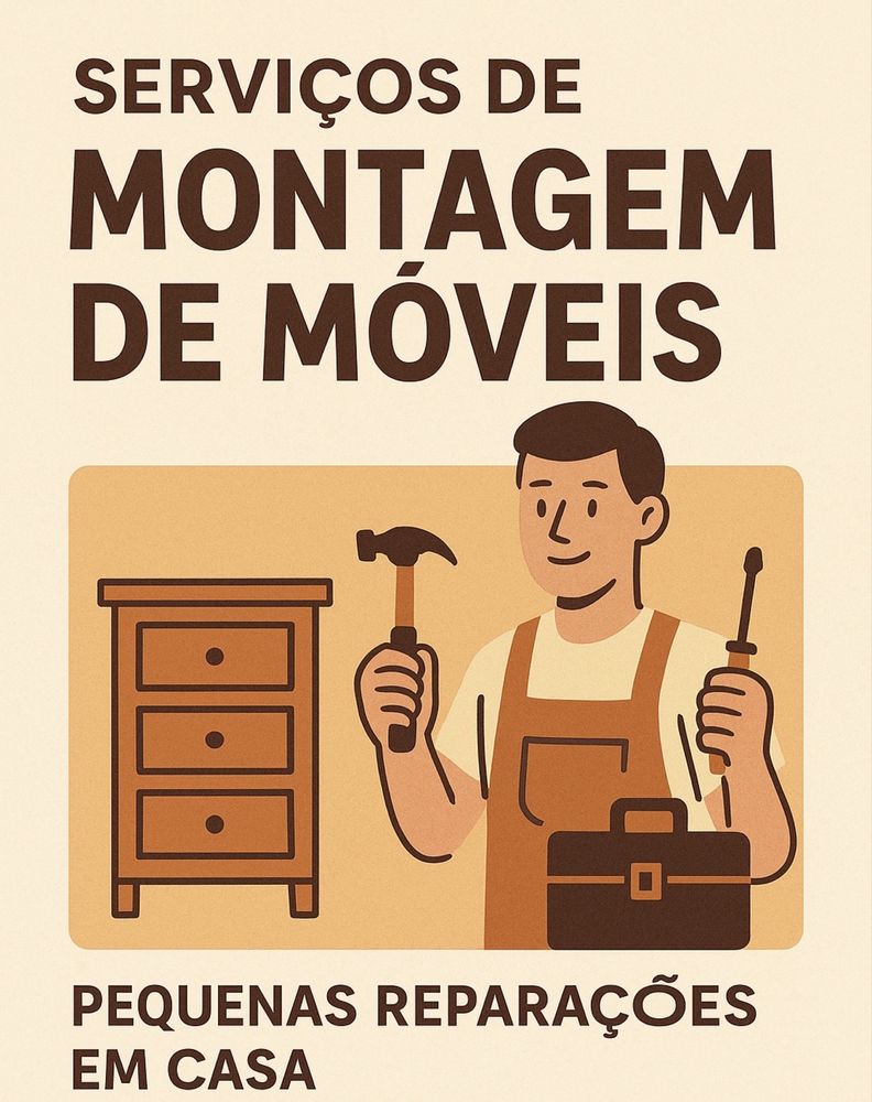 Serviço de montagens de móveis e pequenas reparações
