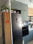 Lodówka Beko srebrna 200x60x65