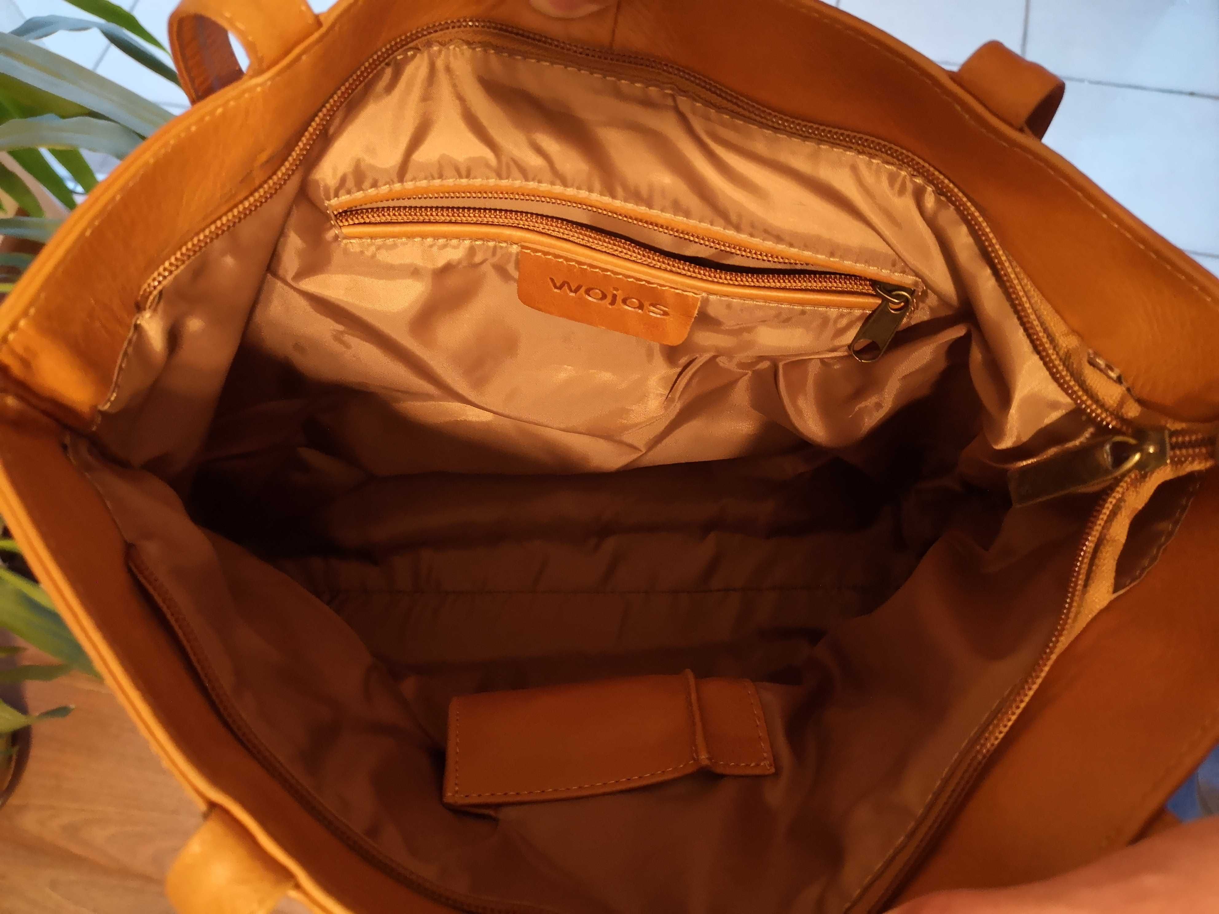 Torebka Wojas kolor camel