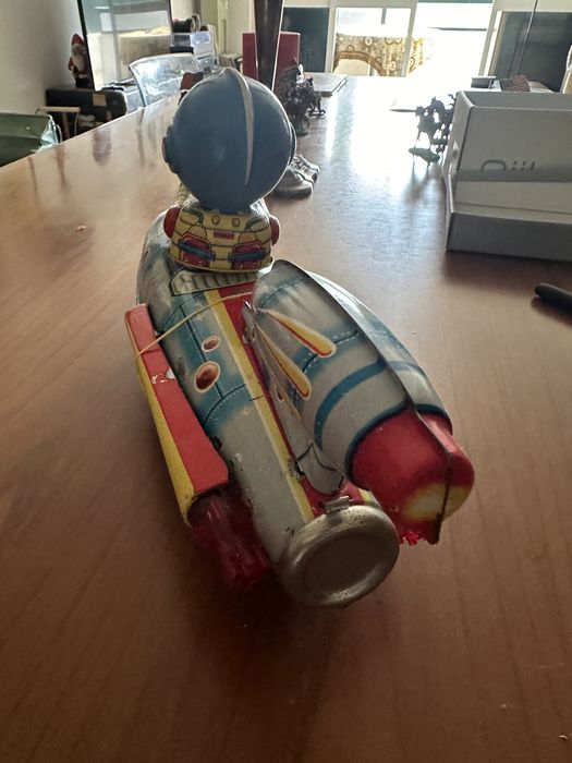 Brinquedo do espaço anos 80 o motor trabalha