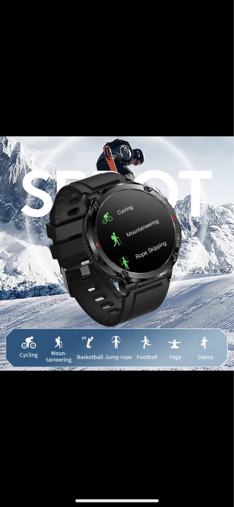 Smartwatch T30 - Nowy, fabrycznie zapakowany i zafoliowany.