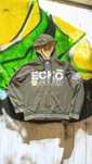 Ecko unltd bluza z kapturem zip hoodie zielona vintage y2k archive