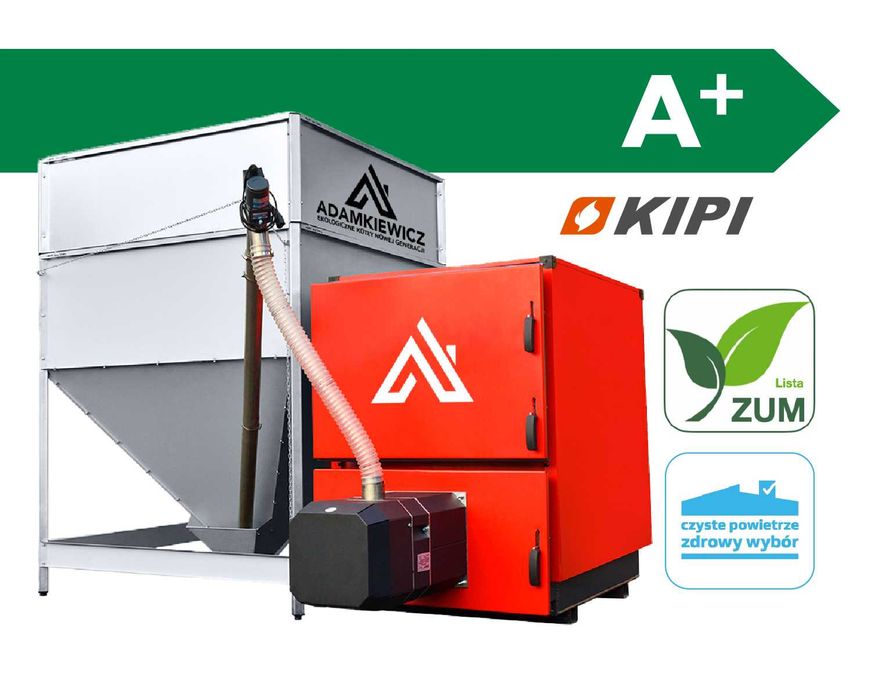 Kocioł piec na pellet 50-150kW Pleszew 5 KLASA, ECODESIGN RATY