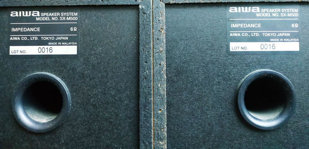 Колонки AIWA дерево