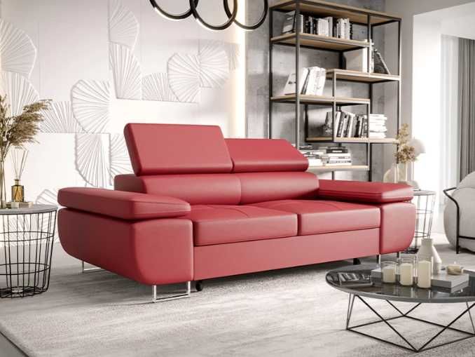 Sofa Z Zagłówkami 186 Cm  Apollo KS05N Duża Powierzchnia Spania