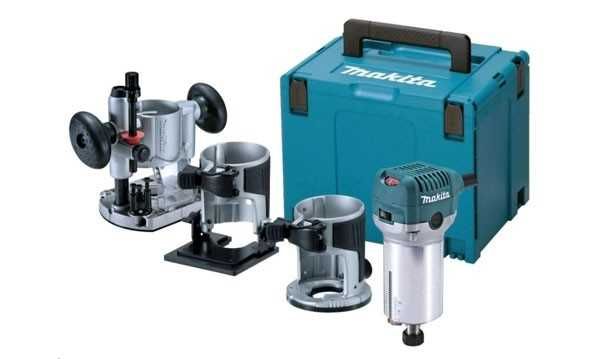 Tupia de 6 e 8mm + Acessórios Makita RT0700CX2J