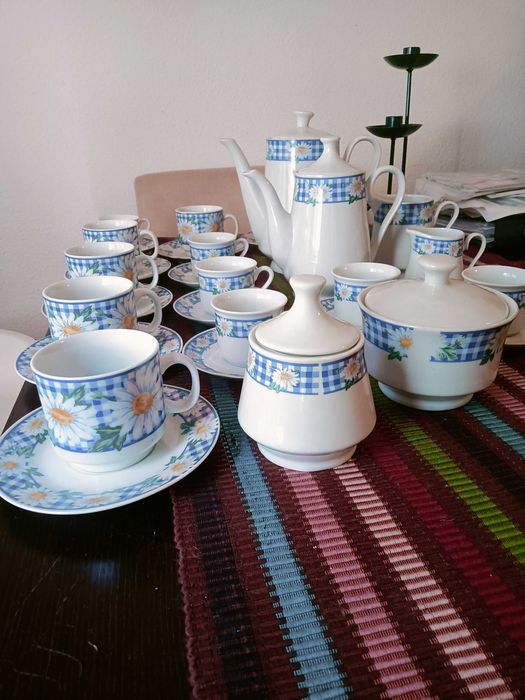 Serviço de chá e serviço de café porcelana