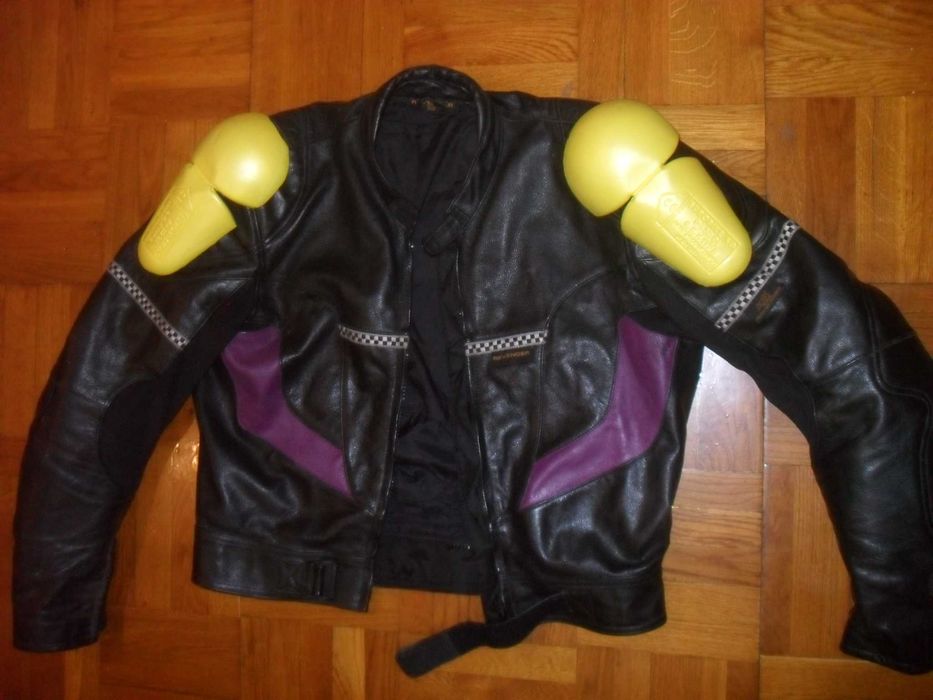 Мотокостюм кожаный REVENGER + POLO( Германия ) , размер M-L( 50-52 )