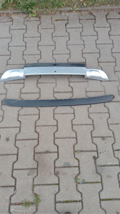 Renault Captur nakładka na przedni zderzak wraz z spojlerem