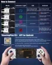 Comando de jogos para Telemóvel USB-C - Gamepad para Android e iPhone