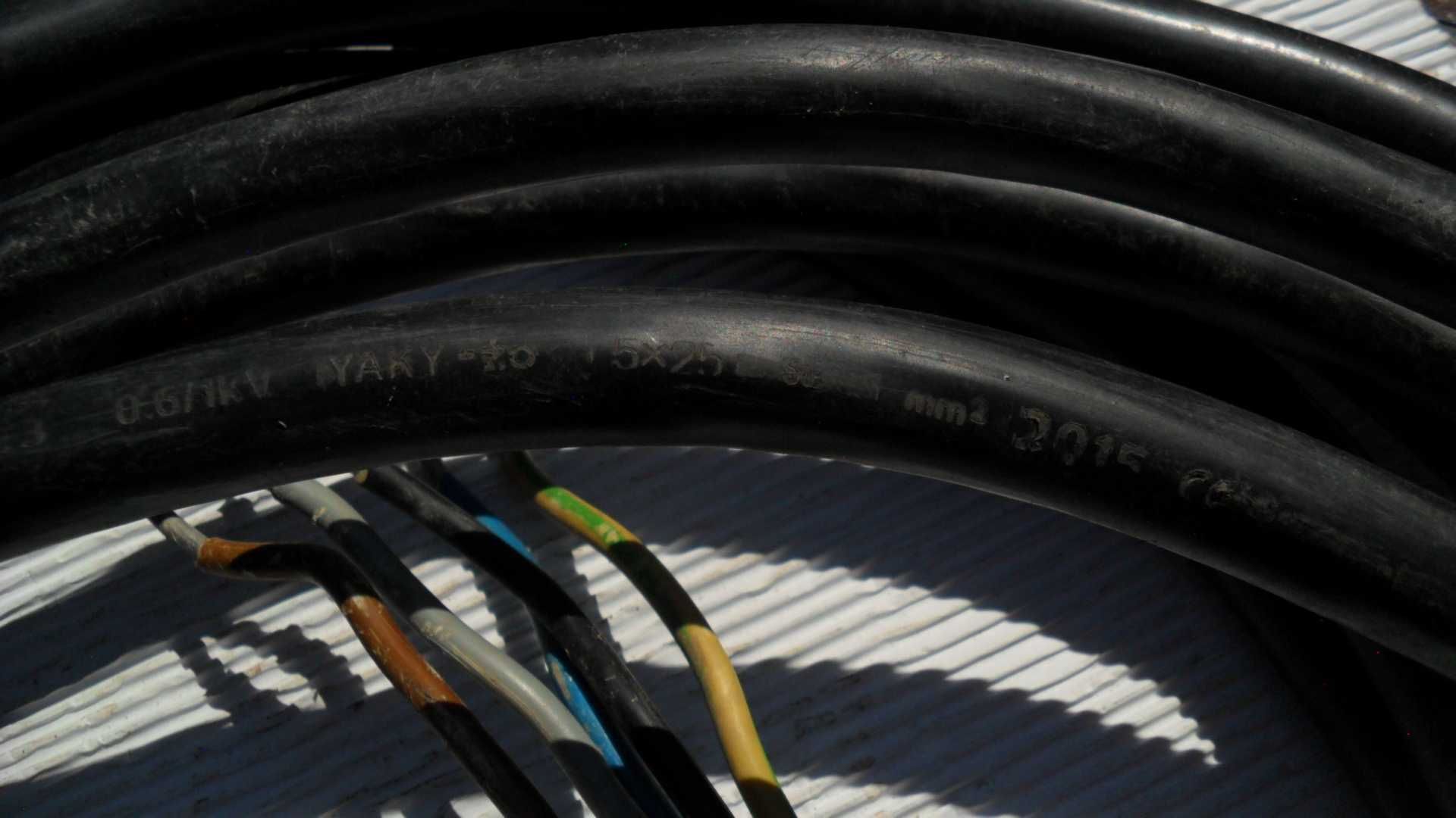 Kabel przewód elektryczny ziemny alu 13 metrów