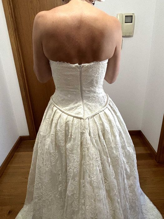 Vestido de noiva  princesa novo alta costura Made in Italy