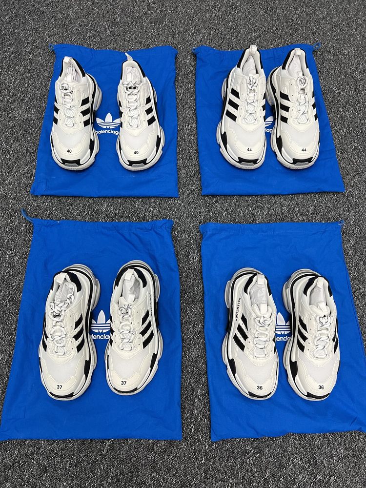 Женские кроссовки BALENCIAGA Adidas Triple S Баленсиага оригинал