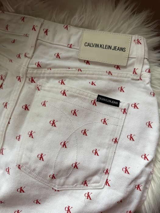 Spodniczka prosta calvin klein ck r.M monogram w29