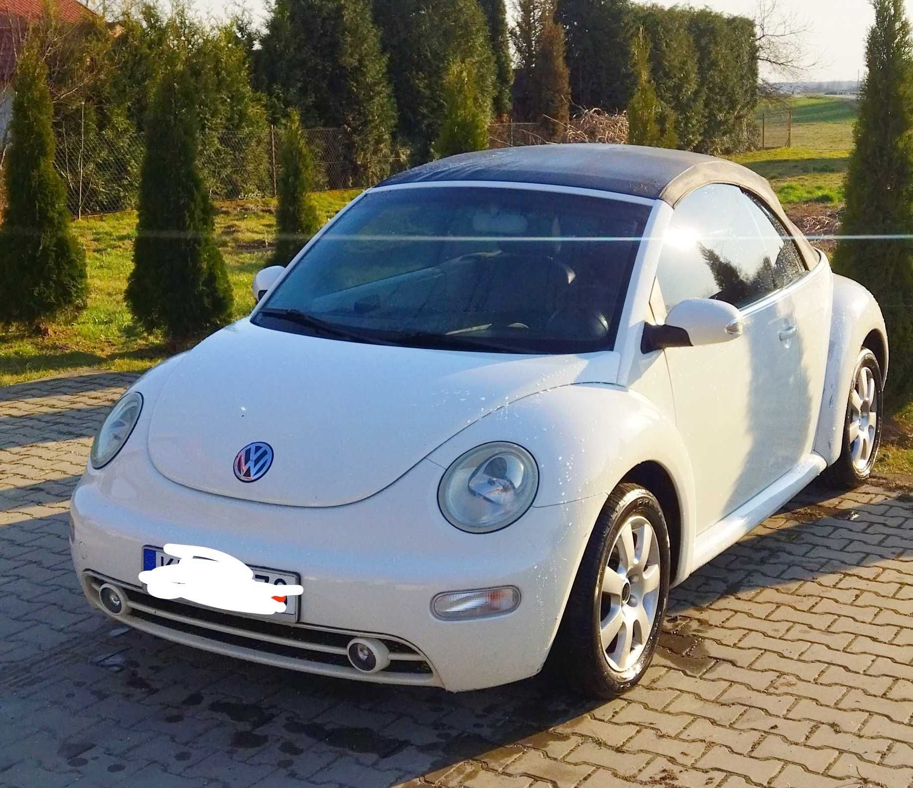Volkswagen New Beetle Cabrio 1.9 TDI 2005 • Skóra • Podgrzewane fotele