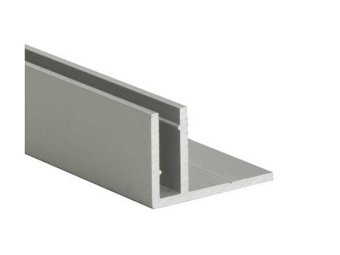 Profil Czołowy Aluminiowy F do poliwęglanu 6 / 10 / 16mm 1/2/3/4/5 m