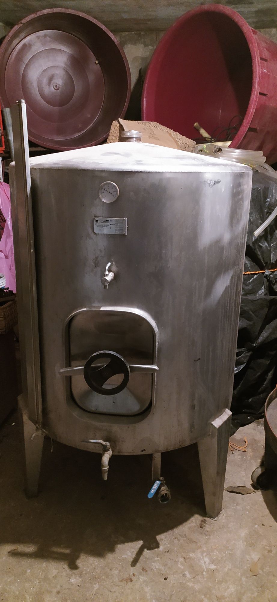 Cuba inox 550 litros