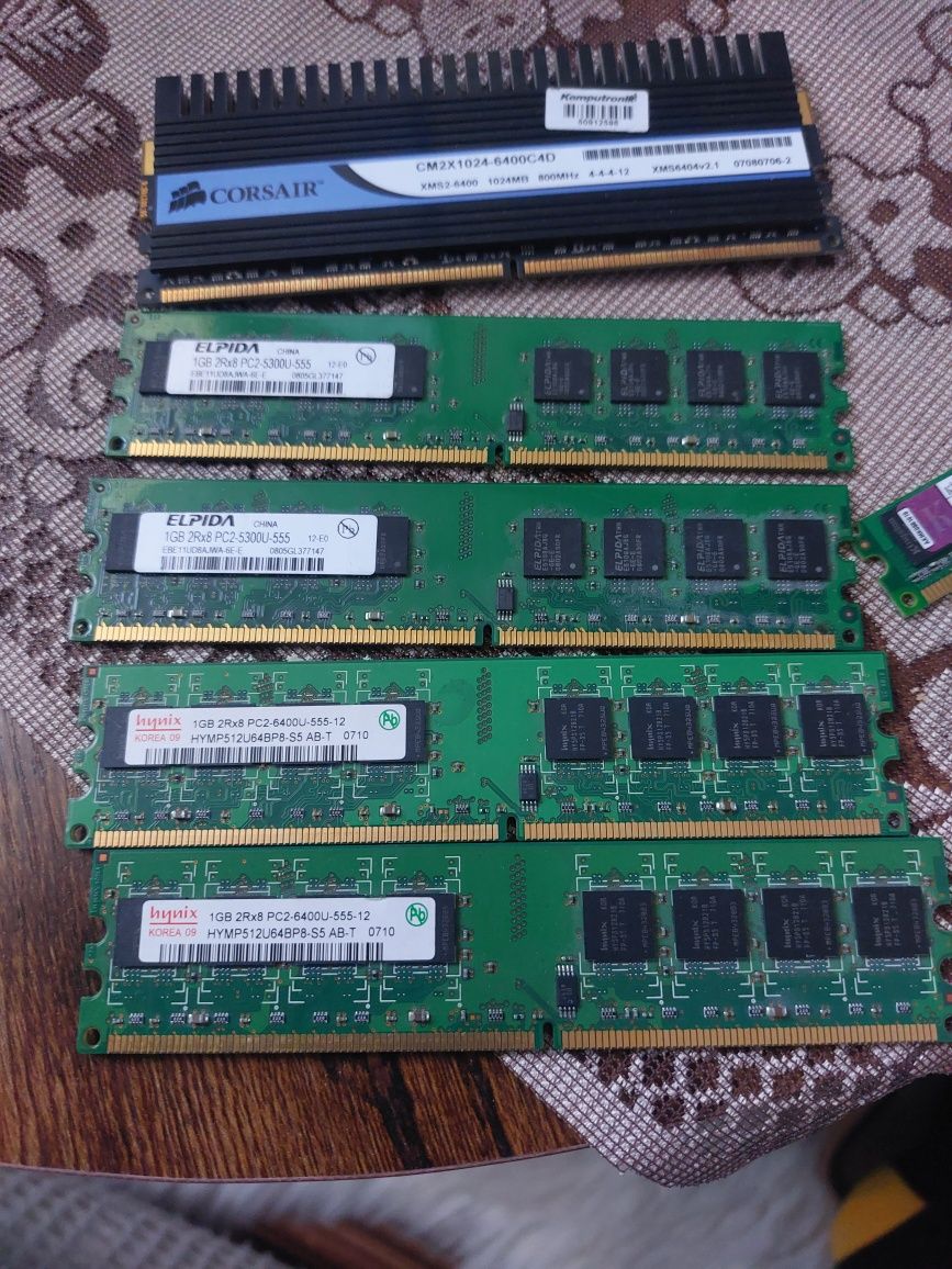 Pamięć RAM ddr2 1gb i 2gb