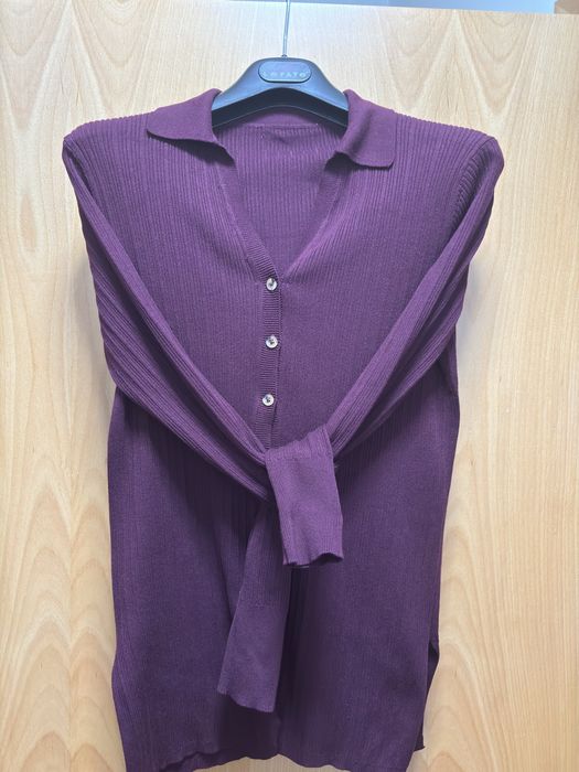 Casaco de agasalho de malha leve e fofa