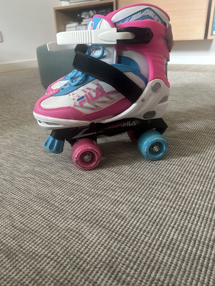 Patins de 4 rodas  ajustaveis do 35-39