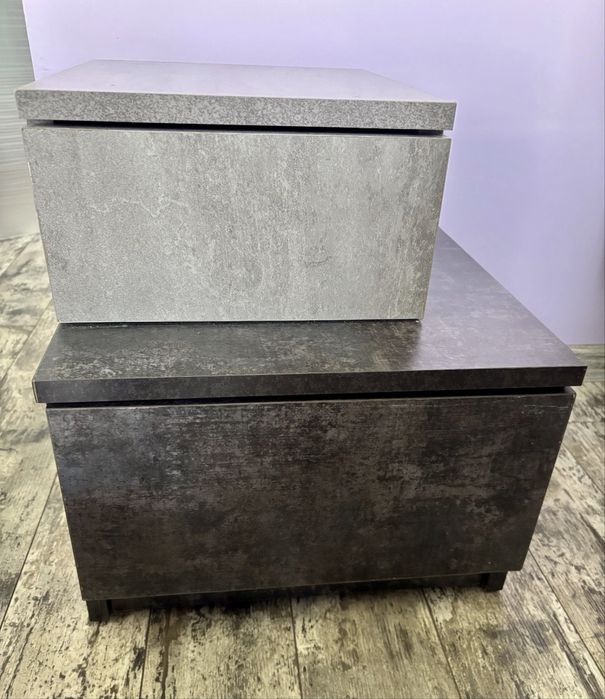 Meble, szafki nocne, szuflady, stoliki nocne, fronty z lustrami, blum