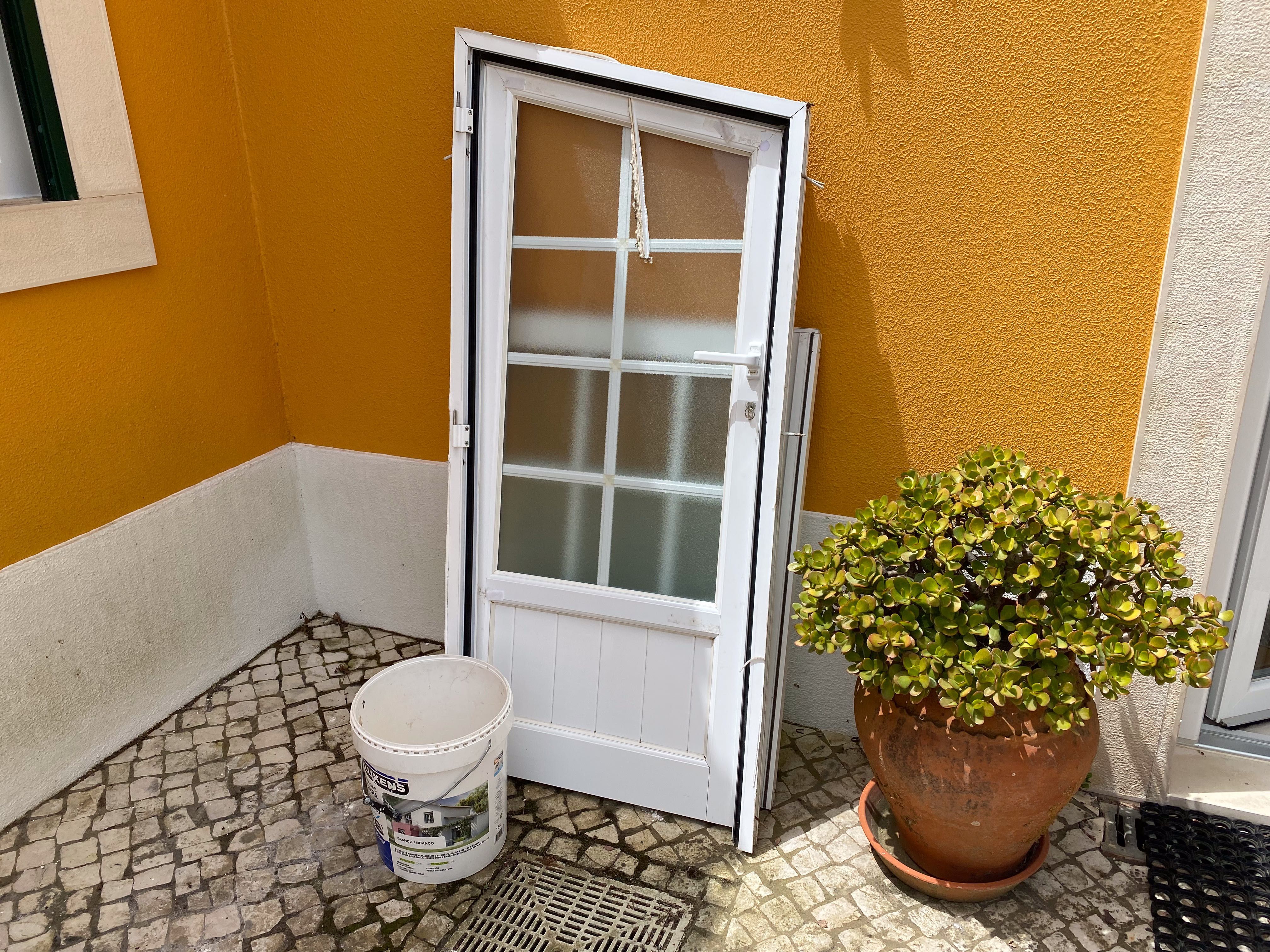 Janelas alumínio branco com vidro duplo