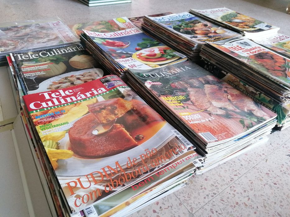 Coleção tele culinária revistas Possiblidade de entrega