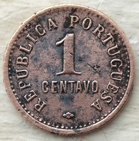 Moeda Angola 1 Centavo 1921 Rara Excelente Preço