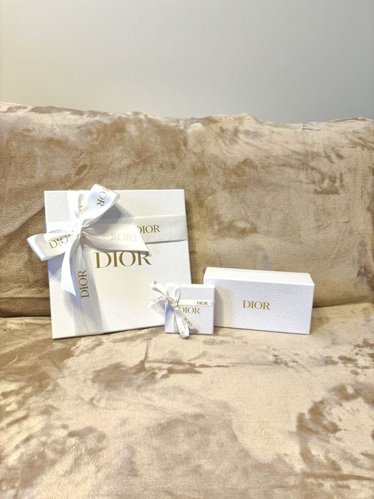 Zestaw oryginalnych opakowań DIOR – 3 sztuki