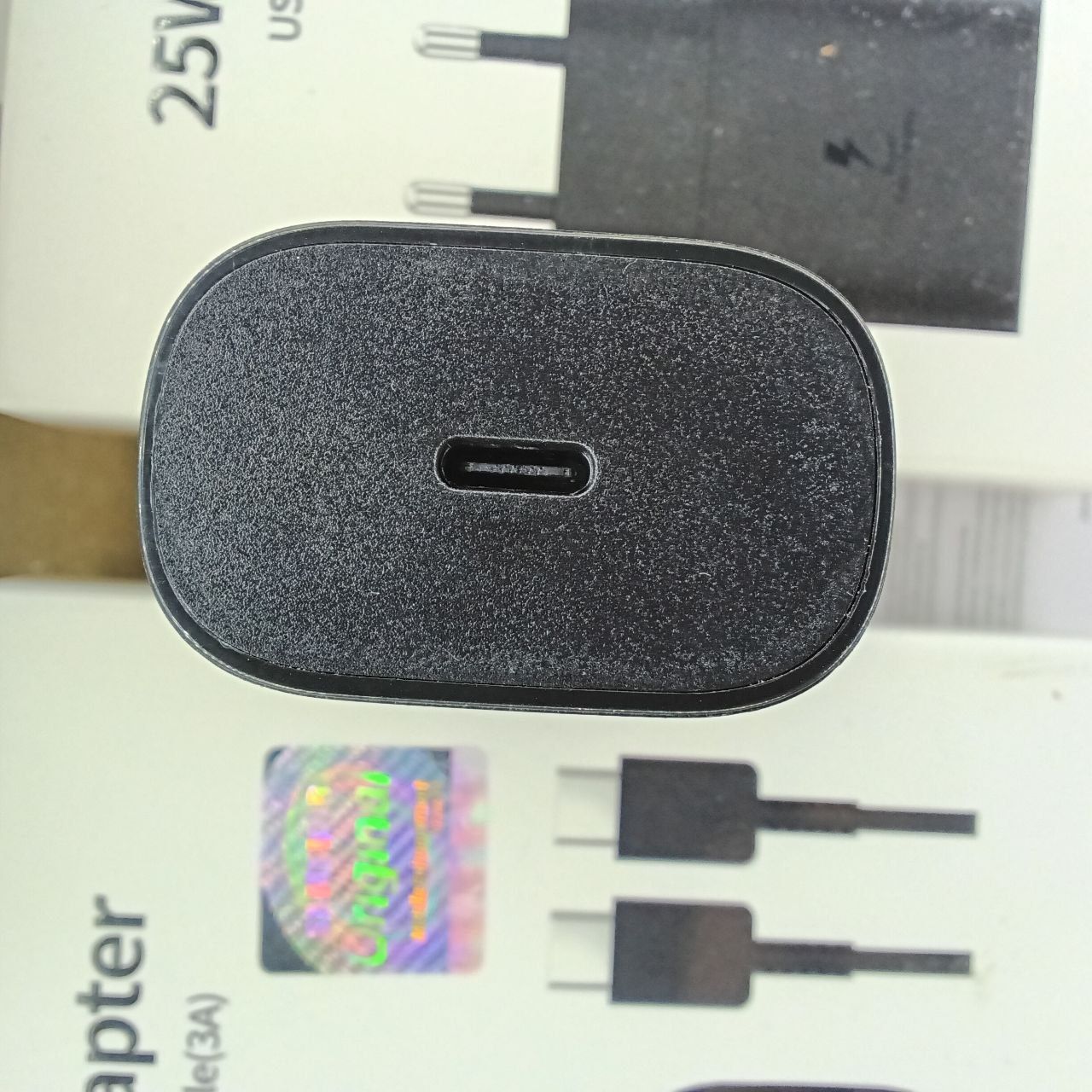 Зарядний пристрій Samsung 25W Type-C + кабель в комплекті
