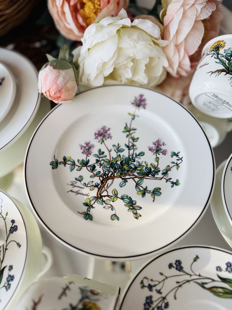 Botanica Villeroy&Boch trio filiżanka serwis komplet