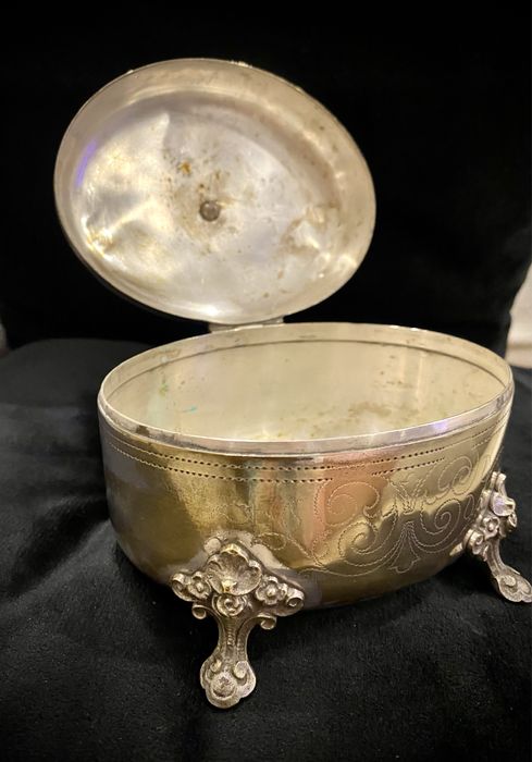 Posrebrzana Cukiernica, sygnowana S. Sulikowski, 1873/1883 r.