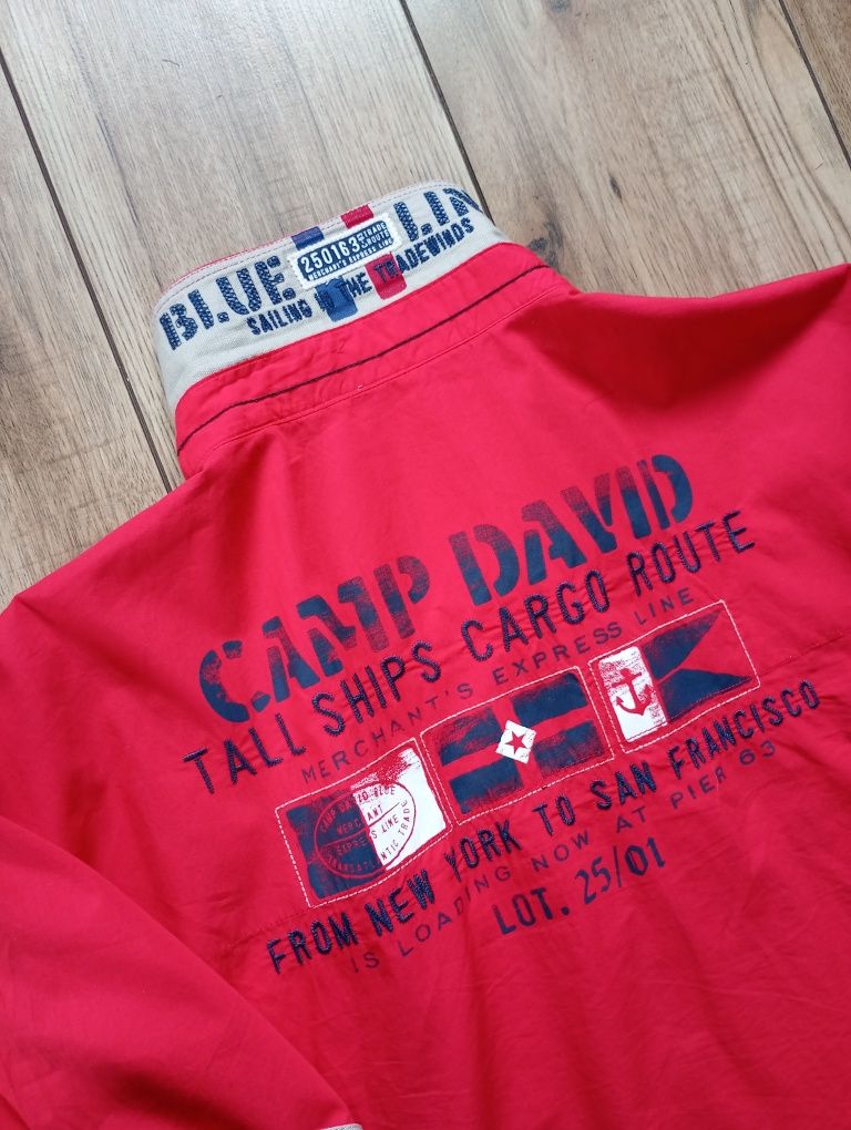 Camp David męska lekka koszula na lato 2XL+