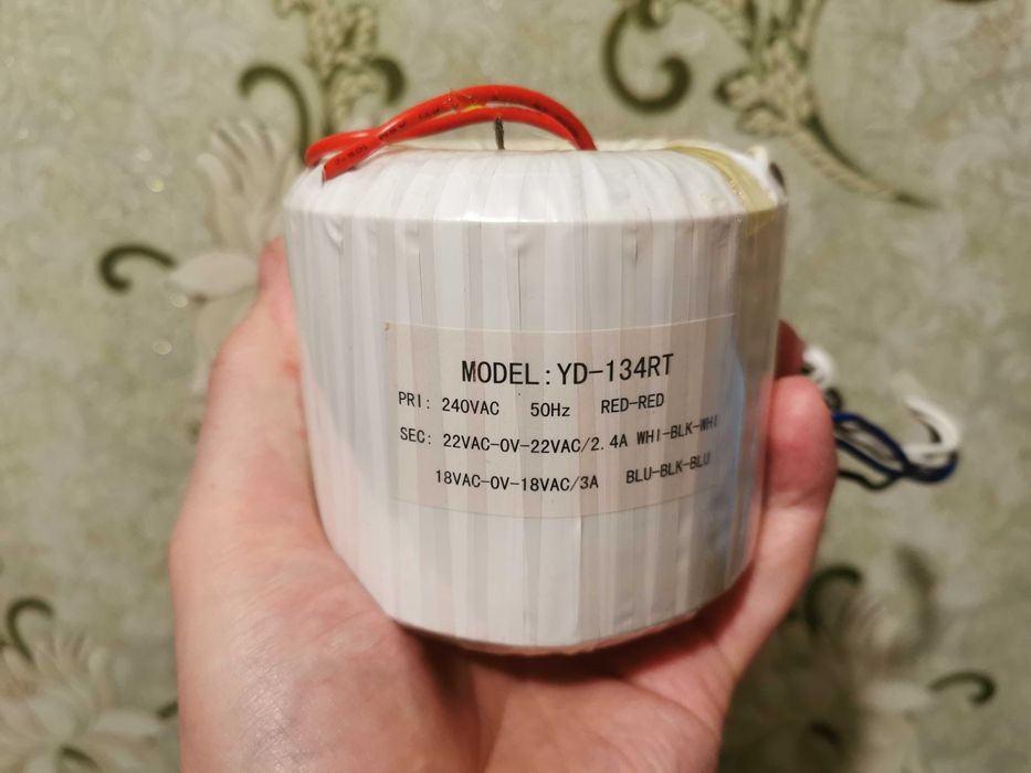 Трансформатор тороидальный для усилителя или другой техники