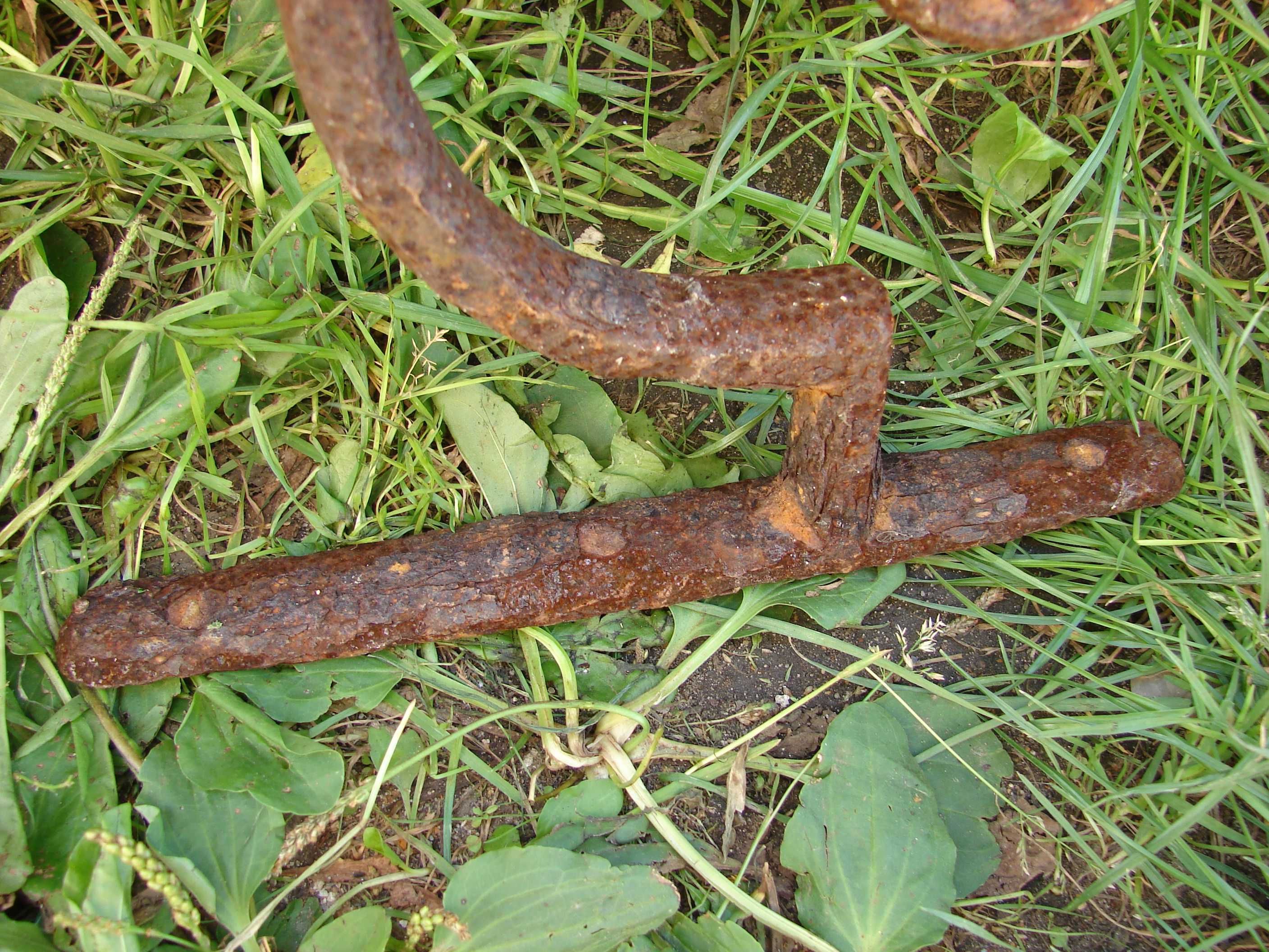 zabytkowa lampa  wieszak żeliwny stary