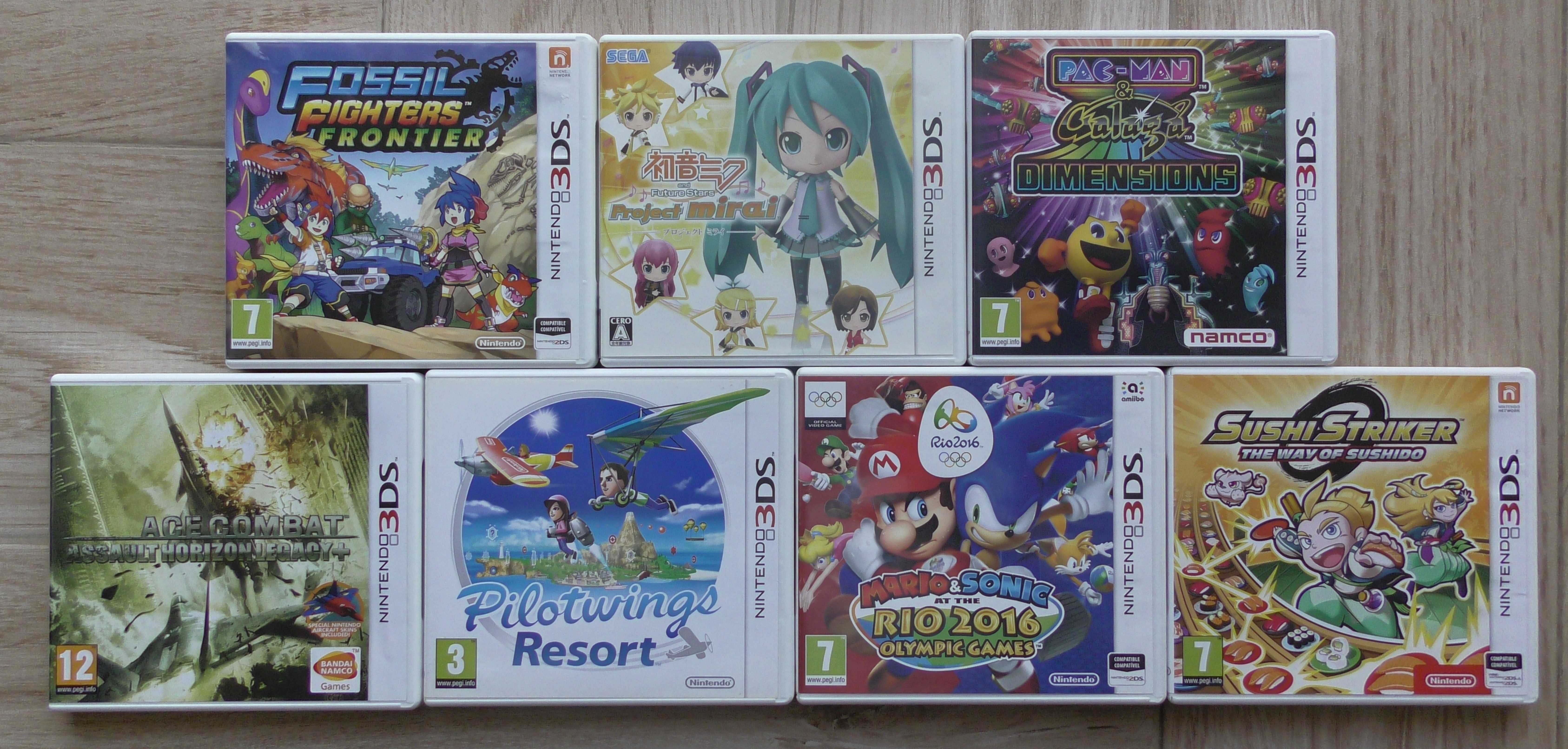 Pack 7 Jogos Nintendo 3DS (Raros) + (Extras de Oferta)
