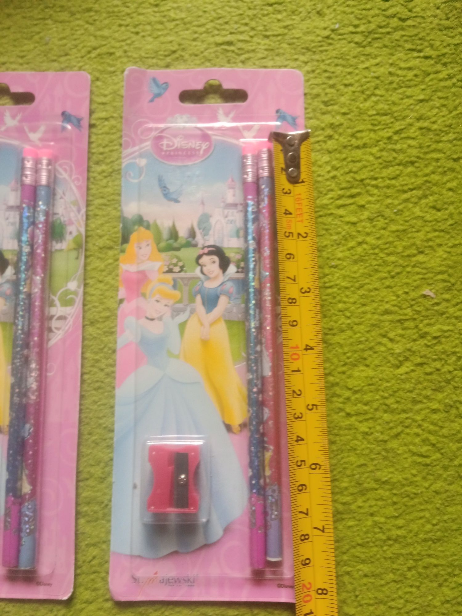 Księżniczki Disney ołówki zestaw temperówka
